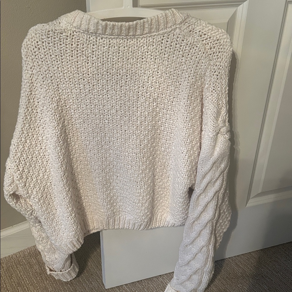 Free People Bonfire Cardi in Cream XL - Picture 4 of 5